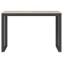 Black and oak chipboard computer desk 110x60x73 cm by vidaXL, Desks - Ref: Foro24-30199, Price: 130,15 €, Discount: %