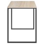 Escritorio de ordenador aglomerado negro y roble 110x60x73 cm de vidaXL, Escritorios - Ref: Foro24-30199, Precio: 122,89 €, D...