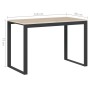 Computertisch aus Spanplatte in Schwarz und Eiche, 110 x 60 x 73 cm von vidaXL, Schreibtische - Ref: Foro24-30199, Preis: 122...