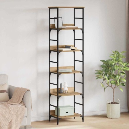 Estante de libros Roble artesanal 50 x 33 x 188,5 cm