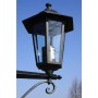 Gartenlaternenpfahl 3 Arme Aluminium dunkelgrün/schwarz 215 cm von vidaXL, Außenbeleuchtung - Ref: Foro24-40246, Preis: 153,3...