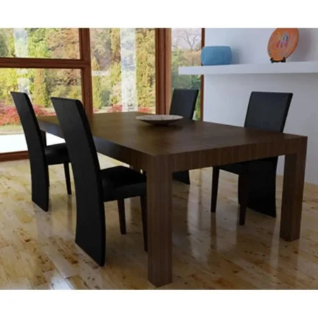 Esszimmerstühle 4 Einheiten aus schwarzem Kunstleder von vidaXL, Essstühle - Ref: Foro24-60597, Preis: 245,24 €, Rabatt: %