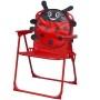 Kinder-Gartentisch und Stühle-Set, 3-teilig, mit rotem Sonnenschirm. von vidaXL, Gartensets - Ref: Foro24-41842, Preis: 78,42...