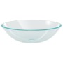 Waschbecken aus transparentem gehärtetem Glas, 42 cm. von vidaXL, Sinkt - Ref: Foro24-142229, Preis: 50,84 €, Rabatt: %