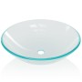 Waschbecken aus transparentem gehärtetem Glas, 42 cm. von vidaXL, Sinkt - Ref: Foro24-142229, Preis: 50,84 €, Rabatt: %