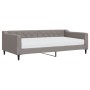 Sofa bed with taupe gray fabric mattress 100x200 cm by vidaXL, Beds and slatted bases - Ref: Foro24-3197416, Price: 348,44 €,...