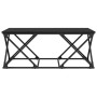 Mesa de Café Roble negro 100 x 49 x 40 cm Madera contrachapada