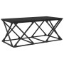 Mesa de Café Roble negro 100 x 49 x 40 cm Madera contrachapada