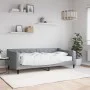 Sofá cama con colchón tela gris claro 90x190 cm de vidaXL, Camas y somieres - Ref: Foro24-3197418, Precio: 300,79 €, Descuent...