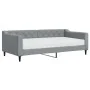 Schlafsofa mit hellgrauer Stoffmatratze 90x190 cm von vidaXL, Betten und Lattenroste - Ref: Foro24-3197418, Preis: 300,79 €, ...