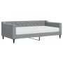 Sofa bed with light gray fabric mattress 90x190 cm by vidaXL, Beds and slatted bases - Ref: Foro24-3197418, Price: 305,65 €, ...