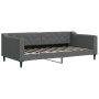 Sofa bed with dark gray fabric mattress 90x190 cm by vidaXL, Beds and slatted bases - Ref: Foro24-3197419, Price: 319,04 €, D...