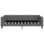 Sofa bed with dark gray fabric mattress 90x190 cm by vidaXL, Beds and slatted bases - Ref: Foro24-3197419, Price: 306,41 €, D...