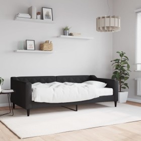 Sofa bed with black fabric mattress 90x190 cm by vidaXL, Beds and slatted bases - Ref: Foro24-3197420, Price: 311,32 €, Disco...