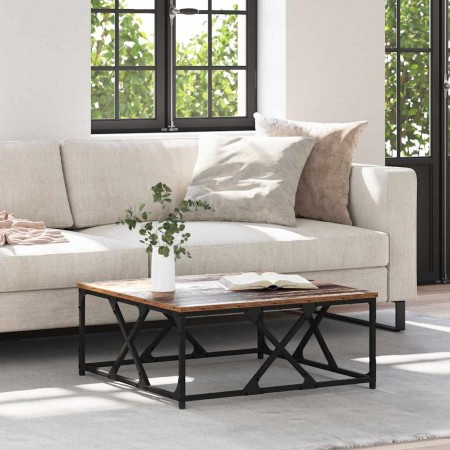 Mesa de Café Madera vieja 70 x 70 x 30 cm Madera contrachapada