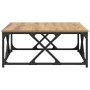 Mesa de Café Roble artisan 70 x 70 x 30 cm Madera contrachapada