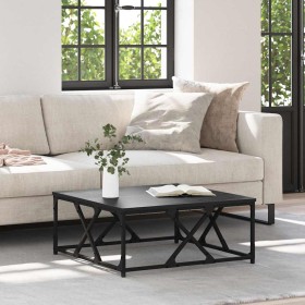 Mesa de Café Roble negro 70 x 70 x 30 cm Madera contrachapada en Mesas de centro | Comprar online en Foro24