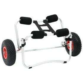 Carrito de kayak de aluminio de vidaXL, Tráilers para barcos - Ref: Foro24-90374, Precio: 76,04 €, Descuento: %