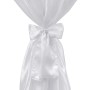 2 white tablecloths of 70 cm with a bow by vidaXL, Covers - Ref: Foro24-241188, Price: 30,82 €, Discount: %
