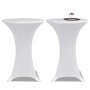 2 Fitted White Tablecloths for Standing Table - 70cm Diameter by vidaXL, Covers - Ref: Foro24-241202, Price: 26,62 €, Discoun...