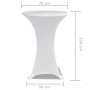 2 passende weiße Tischdecken für Stehtisch – 70 cm Durchmesser von vidaXL, Abdeckungen - Ref: Foro24-241202, Preis: 23,66 €, ...