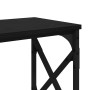 Mesa Consola Roble negro 156 x 28 x 80,5 cm