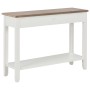 Weißer Konsolentisch aus Holz 110x35x80 cm von vidaXL, Seitentische - Ref: Foro24-249901, Preis: 197,64 €, Rabatt: %