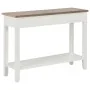 White wooden console table 110x35x80 cm by vidaXL, Side tables - Ref: Foro24-249901, Price: 194,12 €, Discount: %
