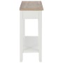 Weißer Konsolentisch aus Holz 110x35x80 cm von vidaXL, Seitentische - Ref: Foro24-249901, Preis: 197,64 €, Rabatt: %