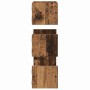 Conjunto de estantes de pared 3 pcs Madera Vieja 40x16x14cm