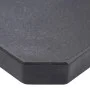 Weighted base for square black granite parasol 25 kg by vidaXL, Umbrella bases - Ref: Foro24-313669, Price: 70,37 €, Discount: %