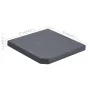 Weighted base for square black granite parasol 25 kg by vidaXL, Umbrella bases - Ref: Foro24-313669, Price: 70,37 €, Discount: %