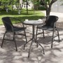 Anthracite gray steel garden table Ø50x71 cm by vidaXL, Garden tables - Ref: Foro24-316823, Price: 39,43 €, Discount: %
