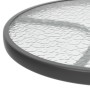 Anthracite gray steel garden table Ø50x71 cm by vidaXL, Garden tables - Ref: Foro24-316823, Price: 39,43 €, Discount: %