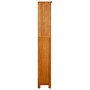Estantería de 5 niveles de madera maciza de roble 45x22x140 cm