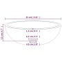 Spüle aus mattiertem gehärtetem Glas, 35 x 12 cm von vidaXL, Sinkt - Ref: Foro24-345240, Preis: 55,68 €, Rabatt: %