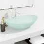 Gehärtetes mattiertes Glaswaschbecken 54,5x35x15,5 cm von vidaXL, Sinkt - Ref: Foro24-345244, Preis: 62,29 €, Rabatt: %