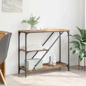 Mesa Consola Madera Vieja 88,5 x 30 x 75 cm en Mesitas de noche | Comprar online en Foro24