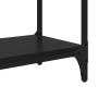 Mesa Consola Roble Negro 88,5 x 30 x 75 cm Madera contrachapada