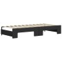 Sofá cama nido con colchón cuero sintético negro 90x200 cm de vidaXL, Camas y somieres - Ref: Foro24-3197727, Precio: 479,32 ...