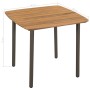 3 Stück synthetisches Rattan grau Garten Esszimmer Set von vidaXL, Gartensets - Ref: Foro24-3072488, Preis: 194,70 €, Rabatt: %