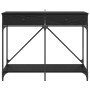 Mesa Consola con cajón Roble Negro 100 x 39 x 78,5 cm