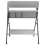 Hellgrauer Wickeltisch aus Eisen von vidaXL, Wickeltische für Babys - Ref: Foro24-10265, Preis: 81,82 €, Rabatt: %