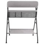 Mesa cambiadora hierro gris claro de vidaXL, Cambiadores para bebés - Ref: Foro24-10265, Precio: 74,83 €, Descuento: %