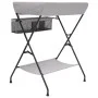 Hellgrauer Wickeltisch aus Eisen von vidaXL, Wickeltische für Babys - Ref: Foro24-10265, Preis: 81,82 €, Rabatt: %