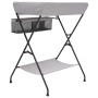 Mesa cambiadora hierro gris claro de vidaXL, Cambiadores para bebés - Ref: Foro24-10265, Precio: 74,83 €, Descuento: %