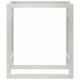 Stainless steel firewood rack 50x28x56 cm by vidaXL, Firewood bags and holders - Ref: Foro24-357859, Price: 27,15 €, Discount: %