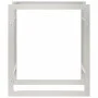 Stainless steel firewood rack 50x28x56 cm by vidaXL, Firewood bags and holders - Ref: Foro24-357859, Price: 26,78 €, Discount: %