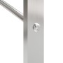 Stainless steel firewood rack 50x28x56 cm by vidaXL, Firewood bags and holders - Ref: Foro24-357859, Price: 27,15 €, Discount: %