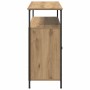 Vitrina Roble artesanal 100 x 35 x 80 cm Madera contrachapada